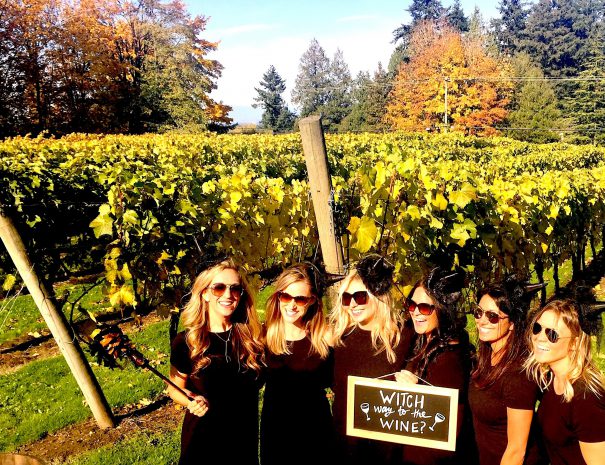 Vancouver wine tours - valley group photo